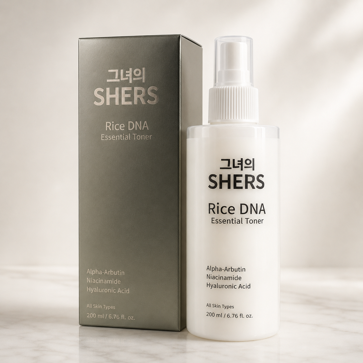 Rice DNA Essential Toner 200 ml | Aydınlatıcı ve Nemlendirici Pirinç DNA Toniği